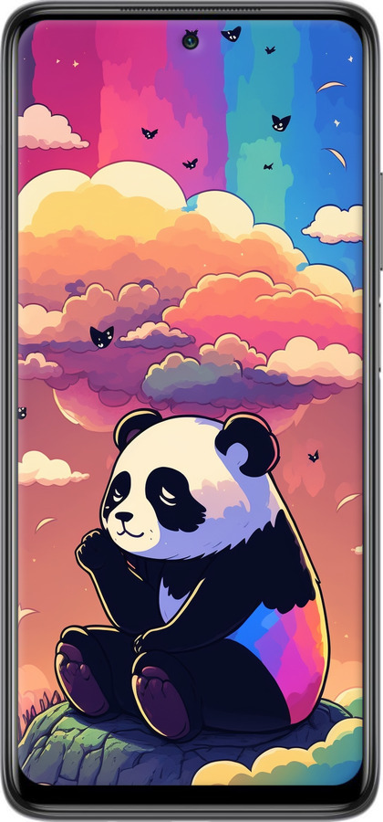 TPU чехол Панда в облаках для Xiaomi Mi 10T Lite - 5585b-2097 изображение 