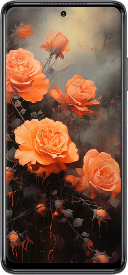 TPU чехол Оранжеві троянди для Xiaomi Mi 10T Lite - 5944b-2097 изображение 