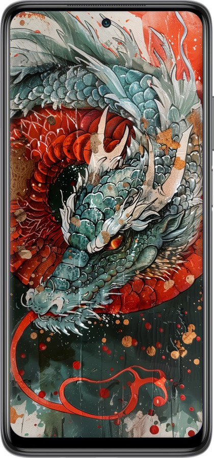 TPU чехол Стихия огня для Xiaomi Mi 10T Lite - 6101b-2097 изображение 