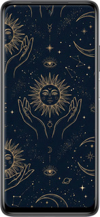 2D пластиковий чехол Celestial Harmony: Sun & Moon Gold Mystic Pattern для Xiaomi Mi 10T Lite - 6778t-2097 изображение 