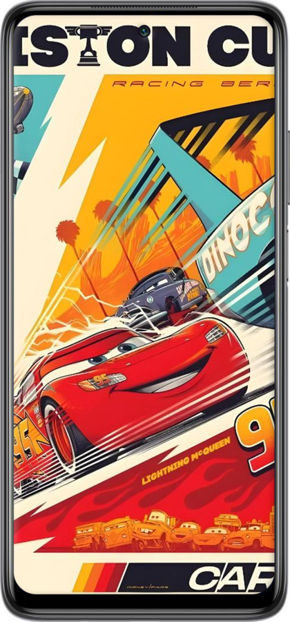 2D пластиковый чехол Тачки для Xiaomi Mi 10T Lite - 6288t-2097 изображение 