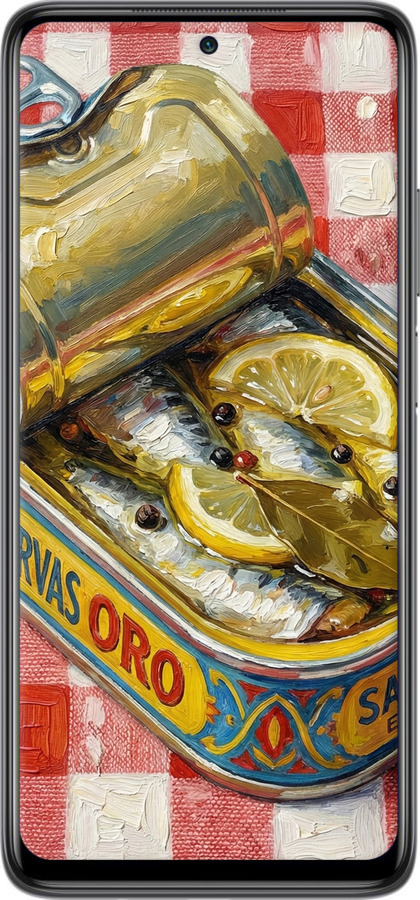 2D пластиковый чехол Vintage Sardine Tin Phone для Xiaomi Mi 10T Lite - 6772t-2097 изображение 