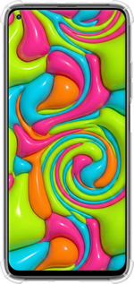 Силикон с усиленными углами чехол Y2K Jelly Dream для Xiaomi Mi 10T - 6780sp-2096 изображение 