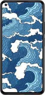 TPU чехол Абстрактный рисунок морских волн для Xiaomi Mi 11 Lite - 6538b-2281 изображение 