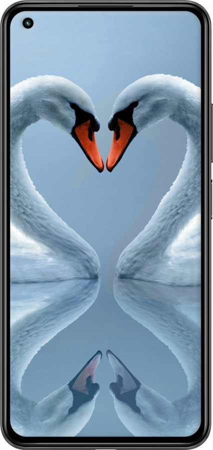 TPU чехол Лебеди для Xiaomi Mi 11 Lite - 6007b-2281 изображение 