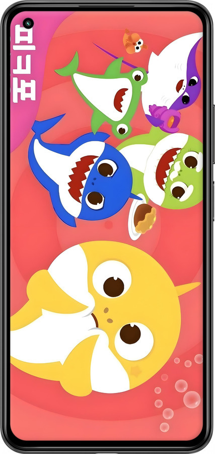 TPU чехол Бейби Шаркс для Xiaomi Mi 11 Lite - 6305b-2281 изображение 