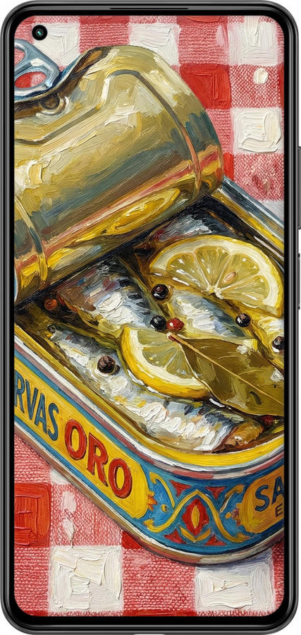 TPU чехол Vintage Sardine Tin Phone для Xiaomi Mi 11 Lite - 6772b-2281 изображение 