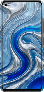 3D пластиковый матовый чехол Liquid Chrome для Xiaomi Mi 11 Lite - 6781m-2281 изображение 