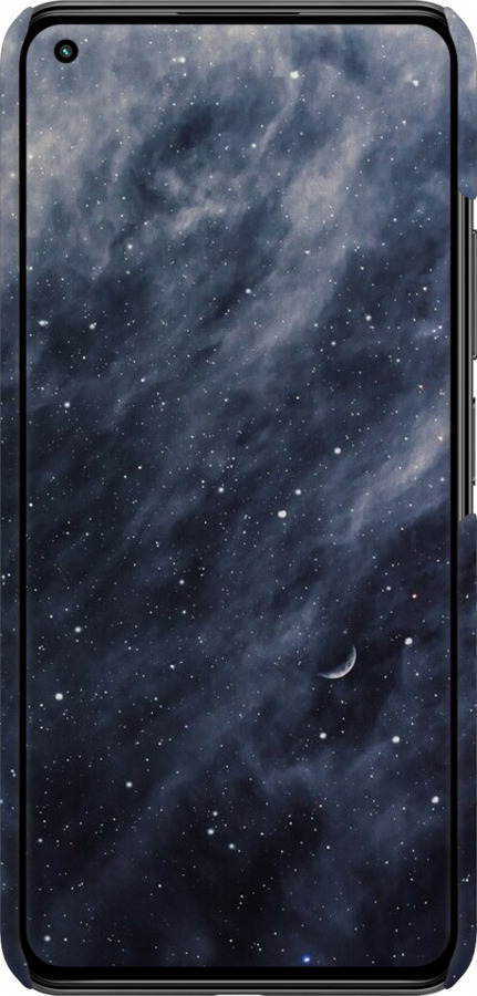 3D пластиковий матовий чехол Сині хмари, Синій місяць для Xiaomi Mi 11 Lite - 6398m-2281 изображение 
