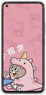 Силикон с усиленными углами чехол Том и джерри 2 для Xiaomi Mi 11 Lite - 6359sp-2281 изображение 