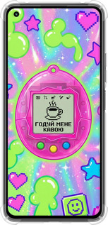 Силикон с усиленными углами чехол Y2K Aesthetic Retro Pet: Годуй мене кавою для Xiaomi Mi 11 Lite - 6784sp-2281 изображение 