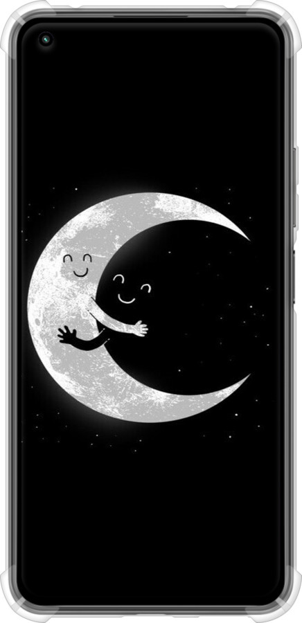 Силикон с усиленными углами чехол Лунные объятия для Xiaomi Mi 11 Lite - 6508sp-2281 изображение 