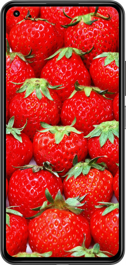 Силиконовый чехол Клубника для Xiaomi Mi 11 Lite - 6020u-2281 изображение 