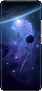 3D пластиковий матовий чехол Планети в синьому космосі для Xiaomi Mi 11 Ultra - 171m-2295 изображение 