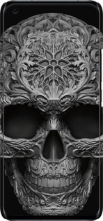 3D пластиковий матовий чехол skull-ornament для Xiaomi Mi 11 Ultra - 4101m-2295 изображение 