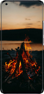3D пластиковий матовий чехол Вогонь для Xiaomi Mi 11 Ultra - 6021m-2295 изображение 