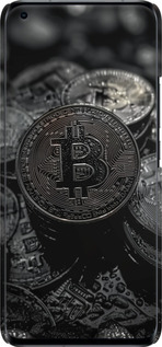 3D пластиковый матовый чехол Black Bitcoin для Xiaomi Mi 11 Ultra - 6090m-2295 изображение 
