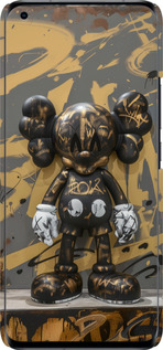3D пластиковий матовий чехол Bronze kaws для Xiaomi Mi 11 Ultra - 6097m-2295 изображение 