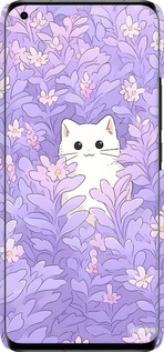 3D пластиковий матовий чехол Котик в цветах для Xiaomi Mi 11 Ultra - 6390m-2295 изображение 