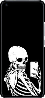 3D пластиковий матовий чехол Скелет робить Selfie для Xiaomi Mi 11 Ultra - 6535m-2295 изображение 