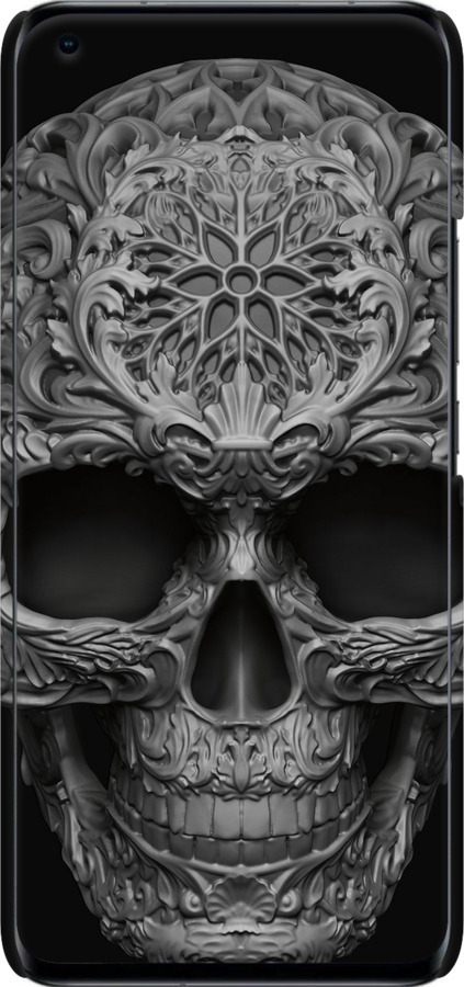 3D пластиковий матовий чехол skull-ornament для Xiaomi Mi 11 Ultra - 4101m-2295 изображение 