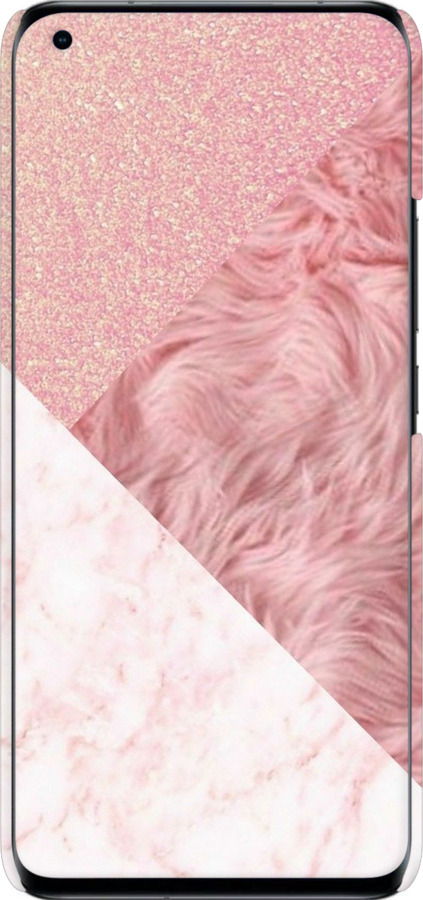 3D пластиковий матовий чехол Рожеві текстури для Xiaomi Mi 11 Ultra - 4343m-2295 изображение 