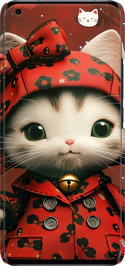 3D пластиковый матовый чехол Sweet Hello Kitty для Xiaomi Mi 11 Ultra - 6035m-2295 изображение 