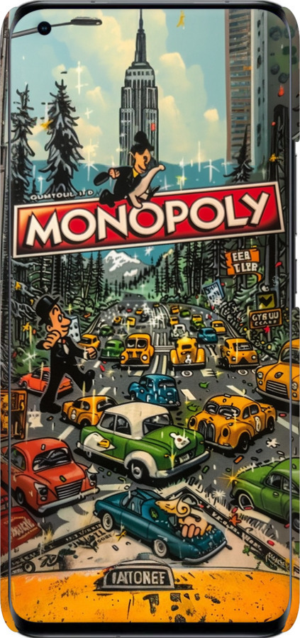3D пластиковий матовий чехол Міський драйв Monopoly для Xiaomi Mi 11 Ultra - 6088m-2295 изображение 