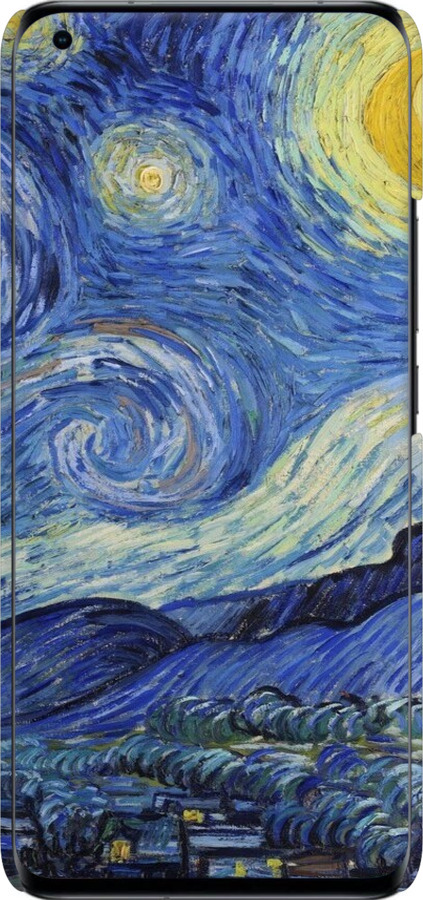 3D пластиковый матовый чехол «Звездная ночь» Винсента Ван Гога для Xiaomi Mi 11 Ultra - 6433m-2295 изображение 