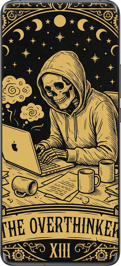 2D пластиковый чехол The Overthinker для Xiaomi Mi 11 - 6774t-2253 изображение 