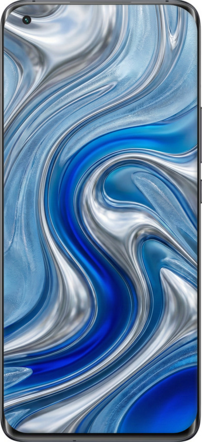 2D пластиковый чехол Liquid Chrome для Xiaomi Mi 11 - 6781t-2253 изображение 