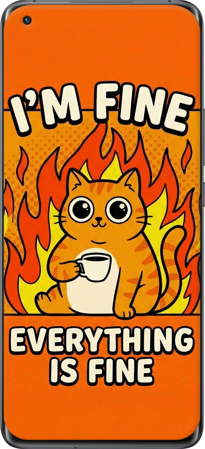 2D пластиковый чехол Funny Cat для Xiaomi Mi 11 - 6786t-2253 изображение 