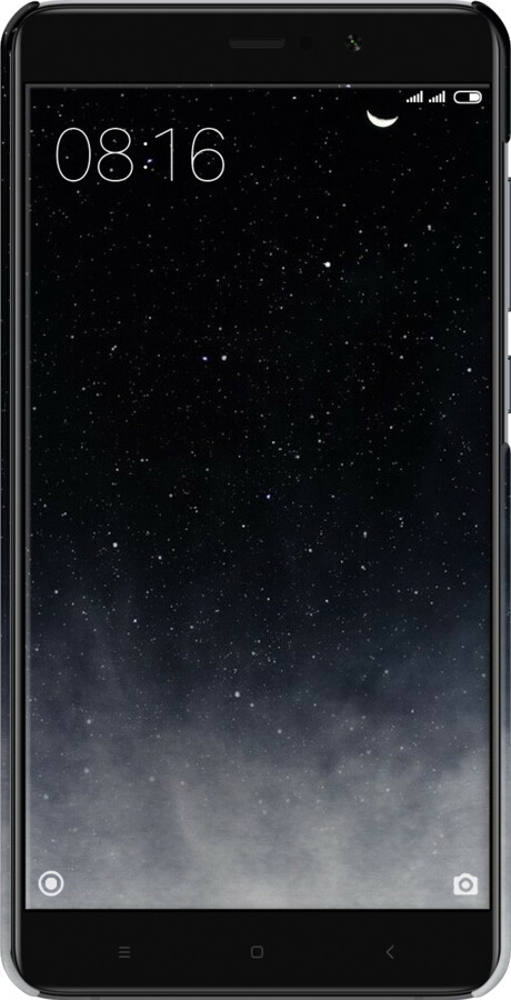 3D пластиковый глянцевый чехол Сині хмари, Синій місяць для Xiaomi Mi 5s Plus - 6396c-396 изображение 