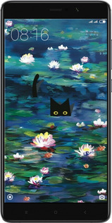 Силіконовий чехол с изображением водяных лилий и кошек для Xiaomi Mi 5s Plus - 6257u-396 изображение 
