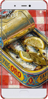 3D пластиковый глянцевый чехол Vintage Sardine Tin Phone для Xiaomi Mi 5s - 6772c-395 изображение 