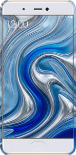 3D пластиковый глянцевый чехол Liquid Chrome для Xiaomi Mi 5s - 6781c-395 изображение 