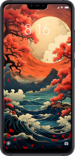 TPU чехол Природа японии для Xiaomi Mi 8 Lite - 6327b-1585 изображение 