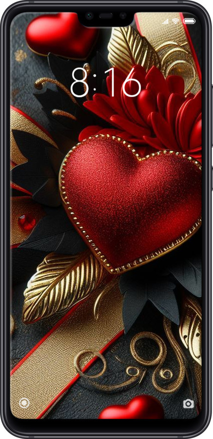 TPU чехол Сердечки v2 для Xiaomi Mi 8 Lite - 5832b-1585 изображение 