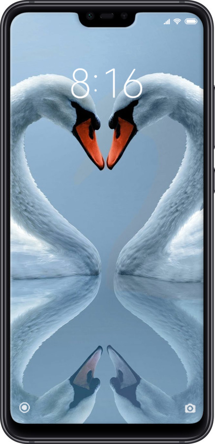 TPU чехол Лебеди для Xiaomi Mi 8 Lite - 6007b-1585 изображение 