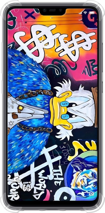 Силикон с усиленными углами чехол Скрудж 2 для Xiaomi Mi 8 Lite - 6285sp-1585 изображение 