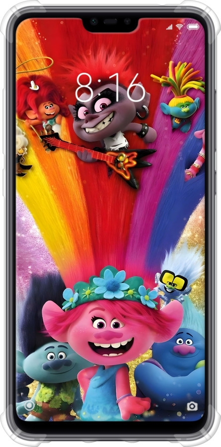 Силикон с усиленными углами чехол Троли для Xiaomi Mi 8 Lite - 6343sp-1585 изображение 