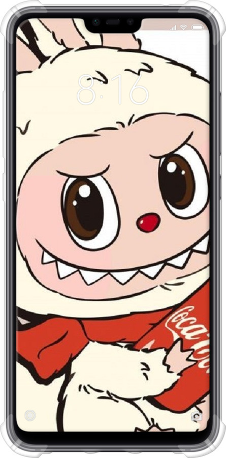 Силіконовий протиударний с посиленими кутами чехол № 6738 для Xiaomi Mi 8 Lite - 6738sp-1585 изображение 