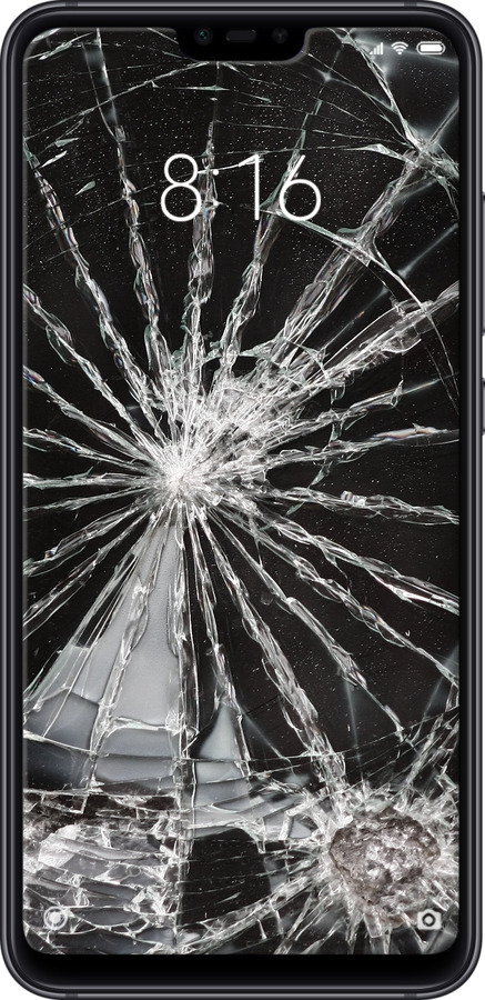2D пластиковый чехол Glass для Xiaomi Mi 8 Lite - 6608t-1585 изображение 