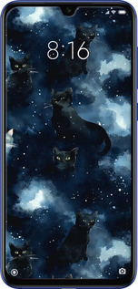 TPU чехол Зображення котиків з темною аквареллю для Xiaomi Mi 9 SE - 6521b-1674 изображение 