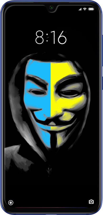 TPU чехол Український анонімус для Xiaomi Mi 9 SE - 1062b-1674 изображение 
