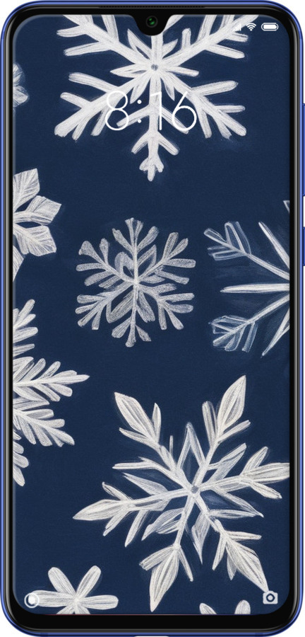 TPU чехол Сніжинки для Xiaomi Mi 9 SE - 5821b-1674 изображение 