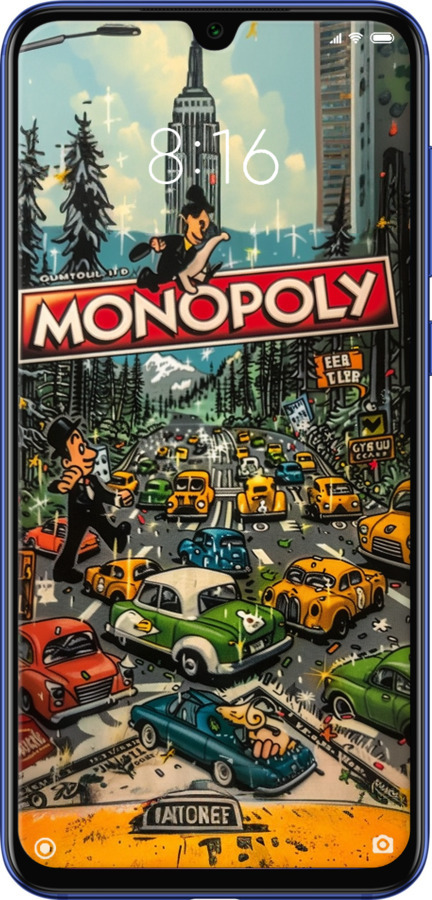 TPU чехол Міський драйв Monopoly для Xiaomi Mi 9 SE - 6088b-1674 изображение 