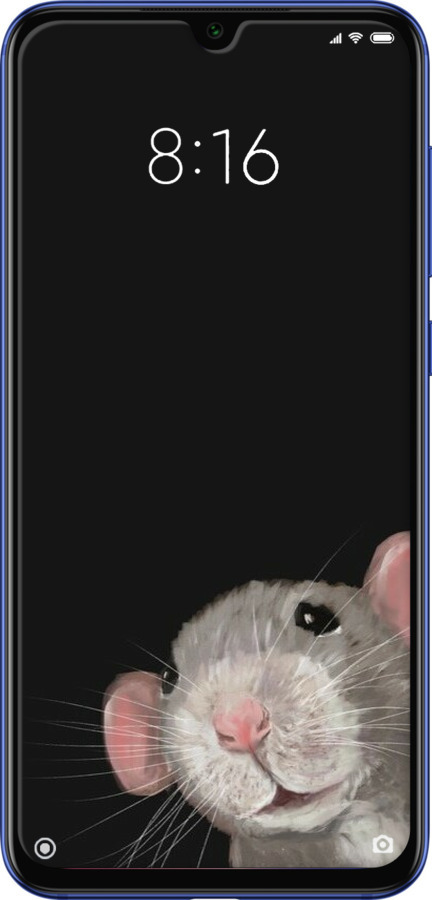 TPU чехол The Peeking Rat для Xiaomi Mi 9 SE - 6442b-1674 изображение 