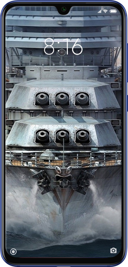 TPU чехол Лінкор, world of tanks, wargaming, військовий корабель для Xiaomi Mi 9 SE - 6453b-1674 изображение 