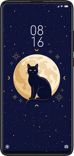 TPU чехол Cute Cat Celestial/Witchy для Xiaomi Mi 9T - 6787b-1815 изображение 